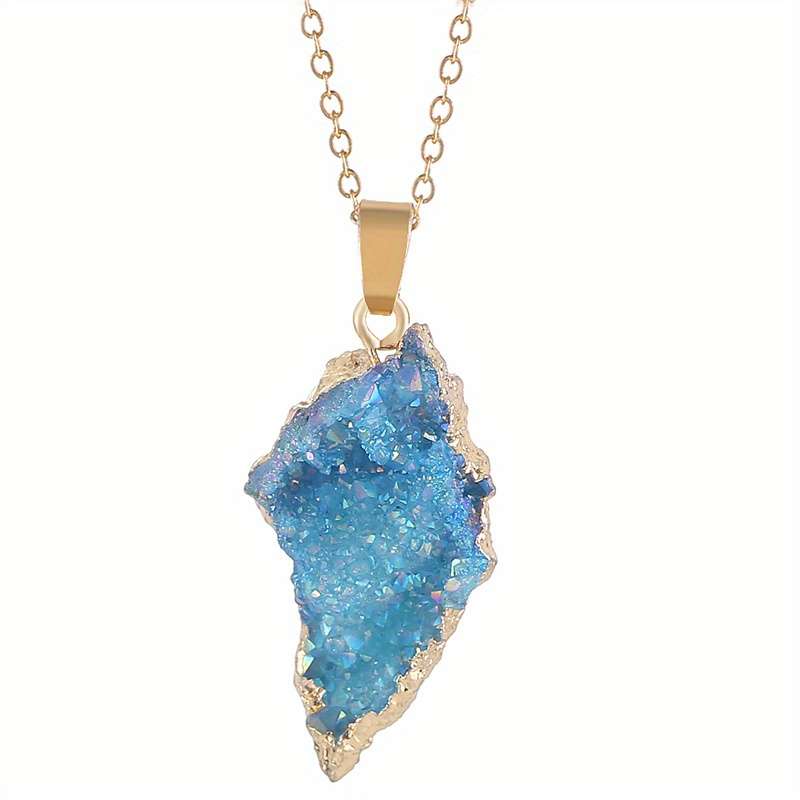 Womens Necklace Color Blue