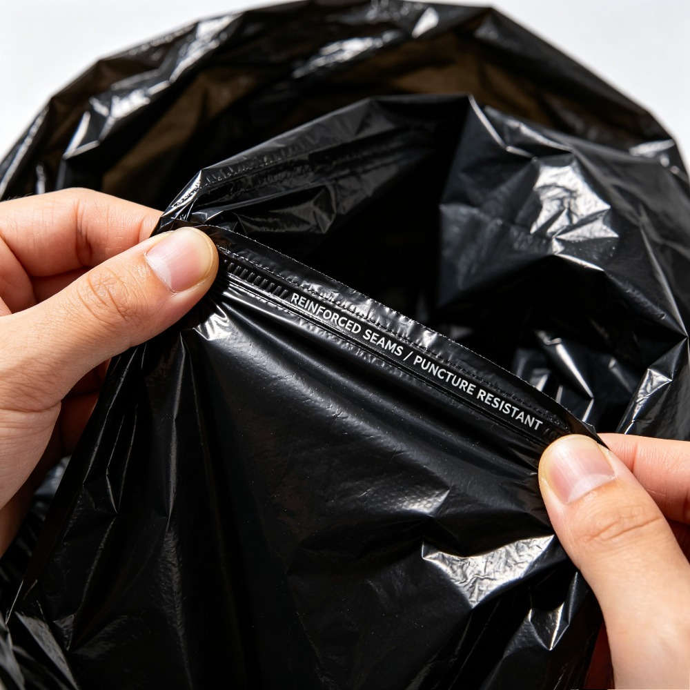 Trash Bag5 Rolls100 Pieces Black