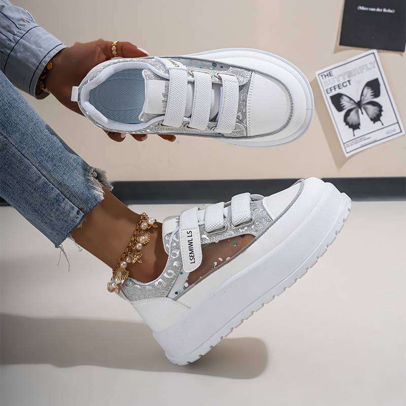 Women S Sneakers Color White Blue Sizeuk 4