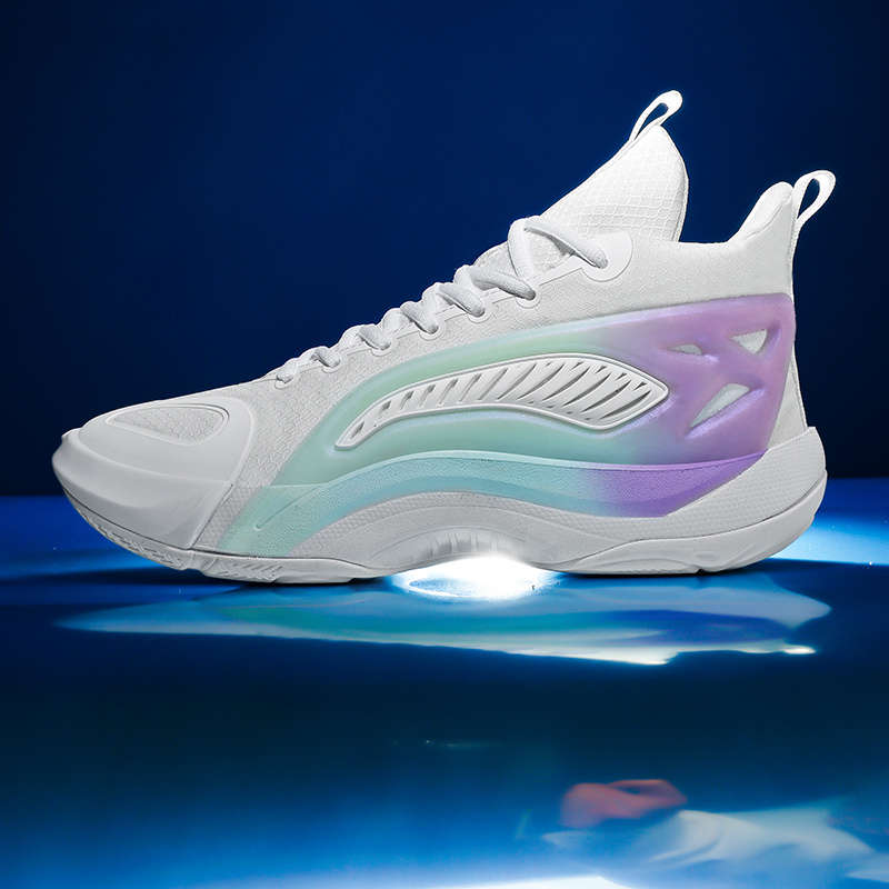 Sneakers White Purple Size Uk 7