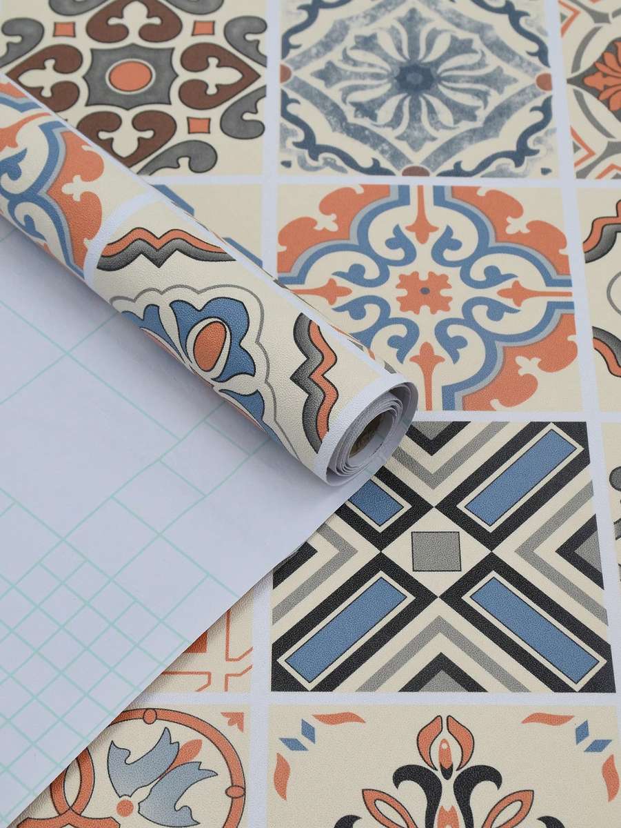 Floor Stickers Color Multicolor Size 40Cmx120Cm