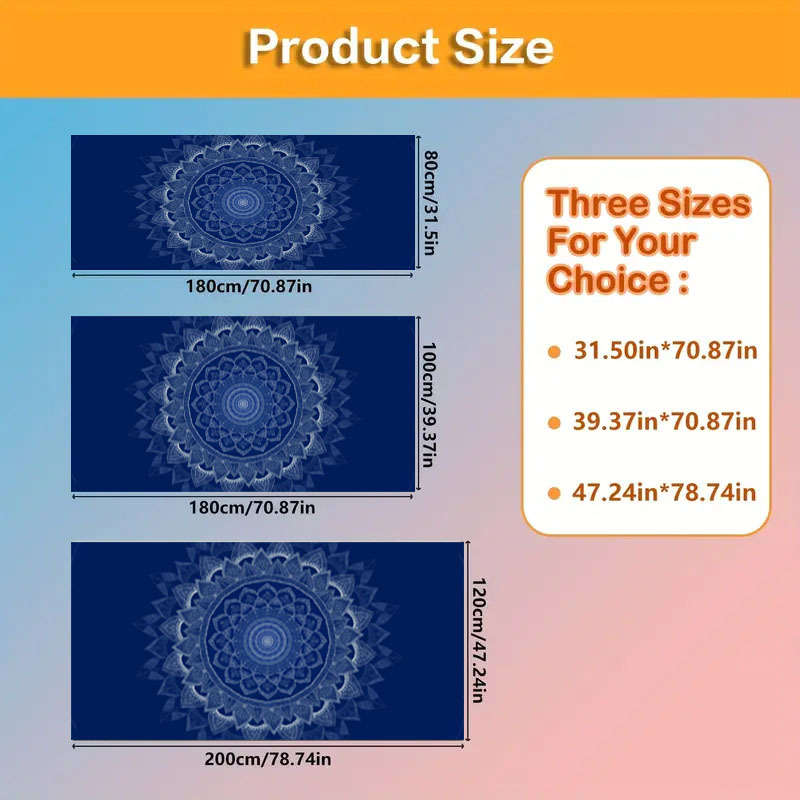Yoga Mat 47.2Inx78.7In120Cmx200Cm