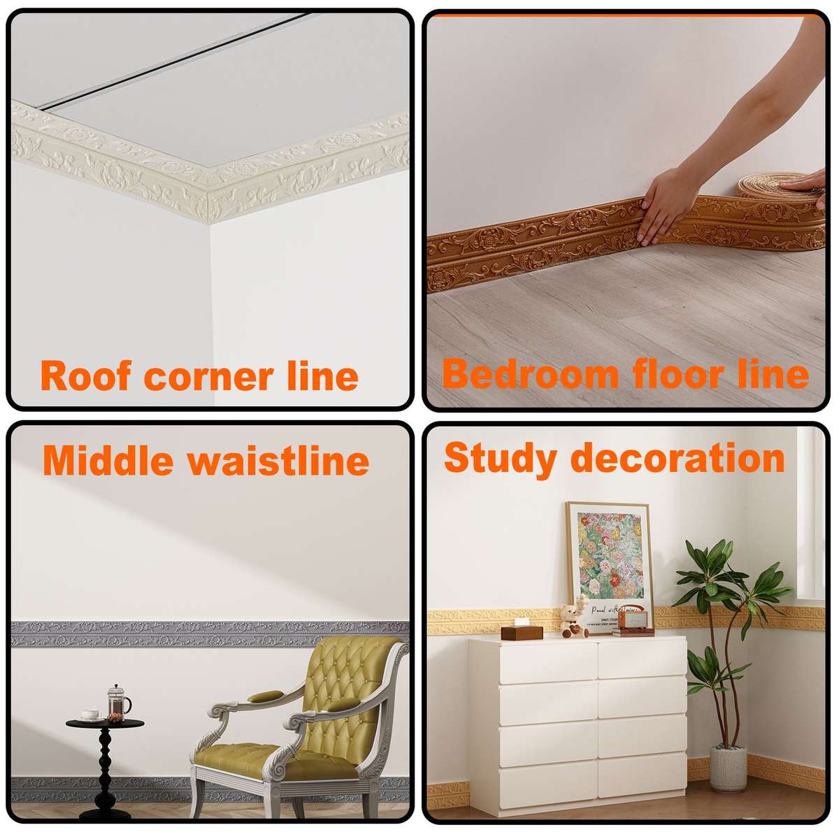 Skirting Board Yellow Quantity 9.5Cmx235Cm