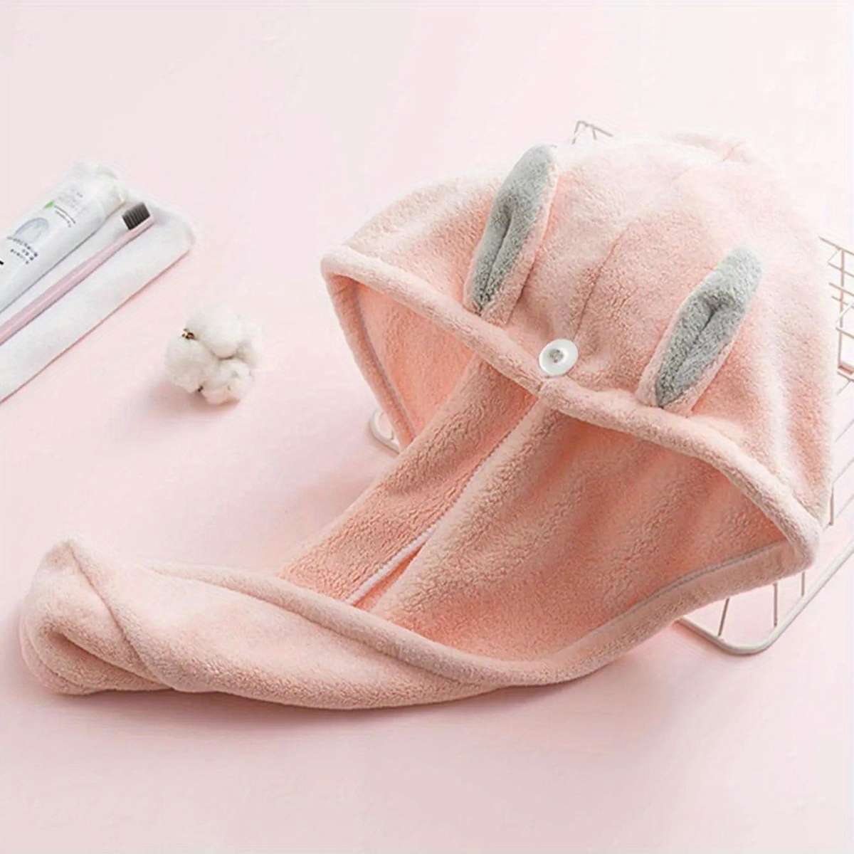 Hair Turban Khaki Size 2Pcs