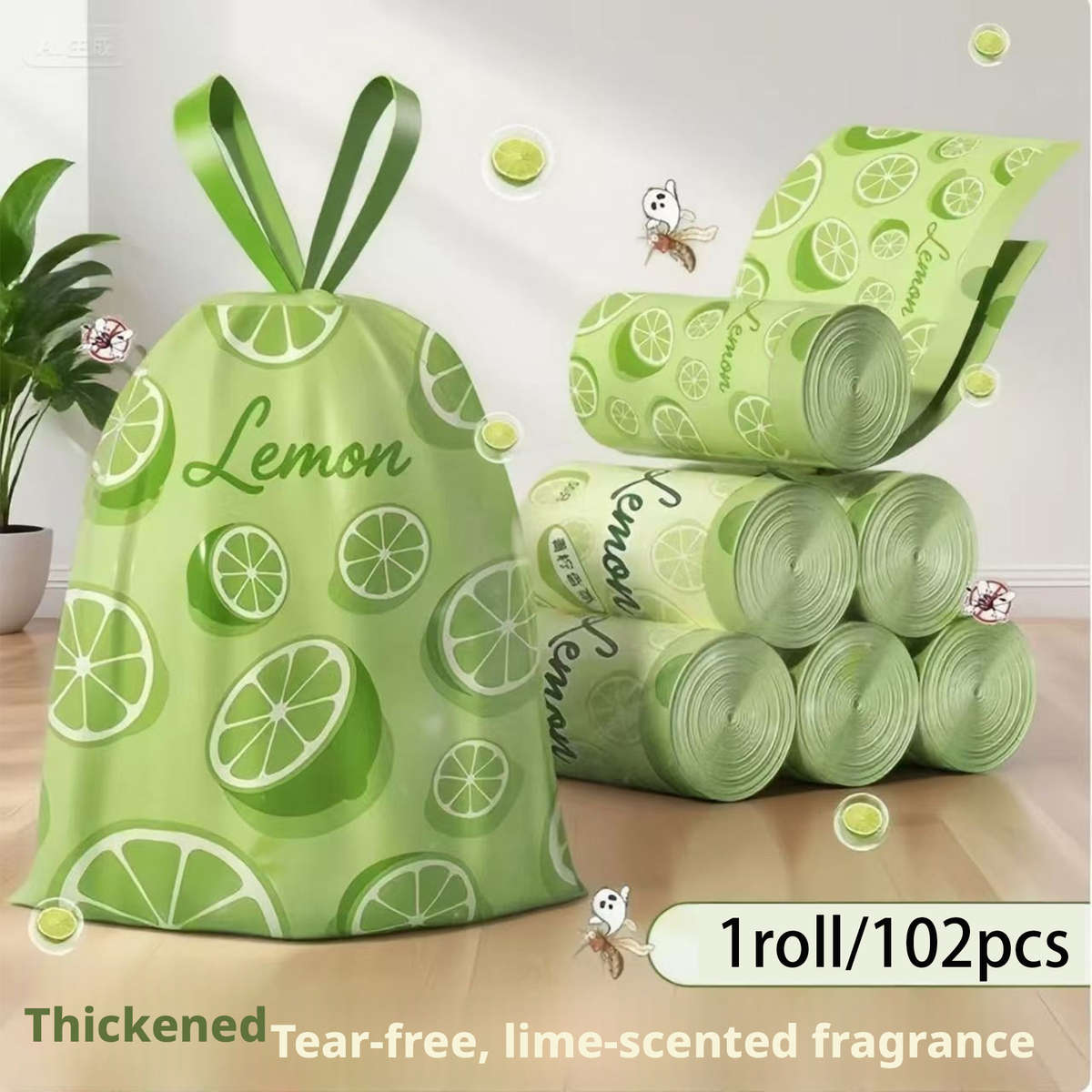 Trash Baglemon 1 Roll102 Pcs