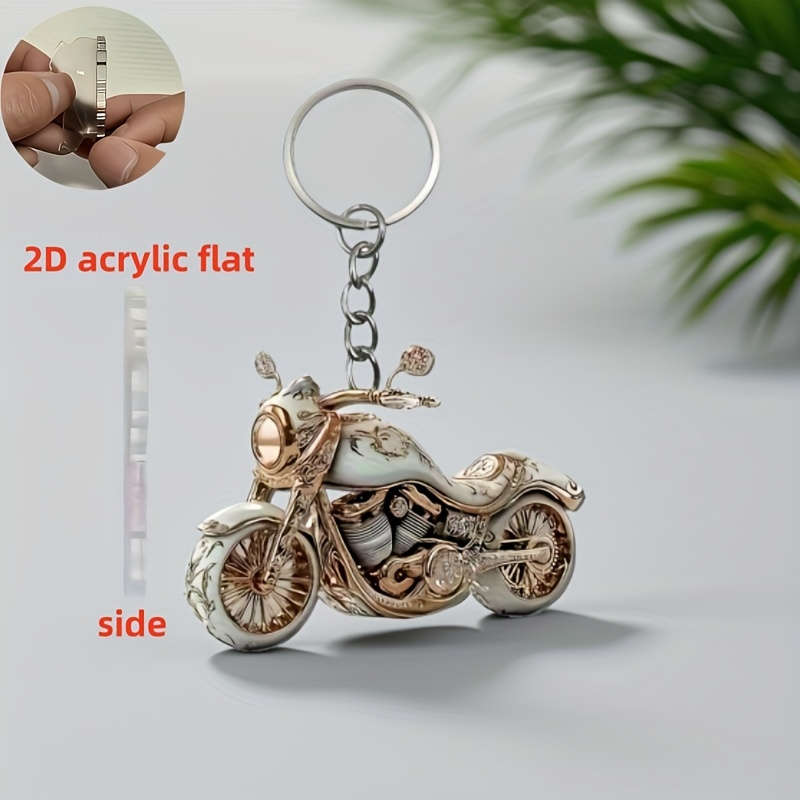 Keychain Ornament Items Vintage Motorcycle Keychain