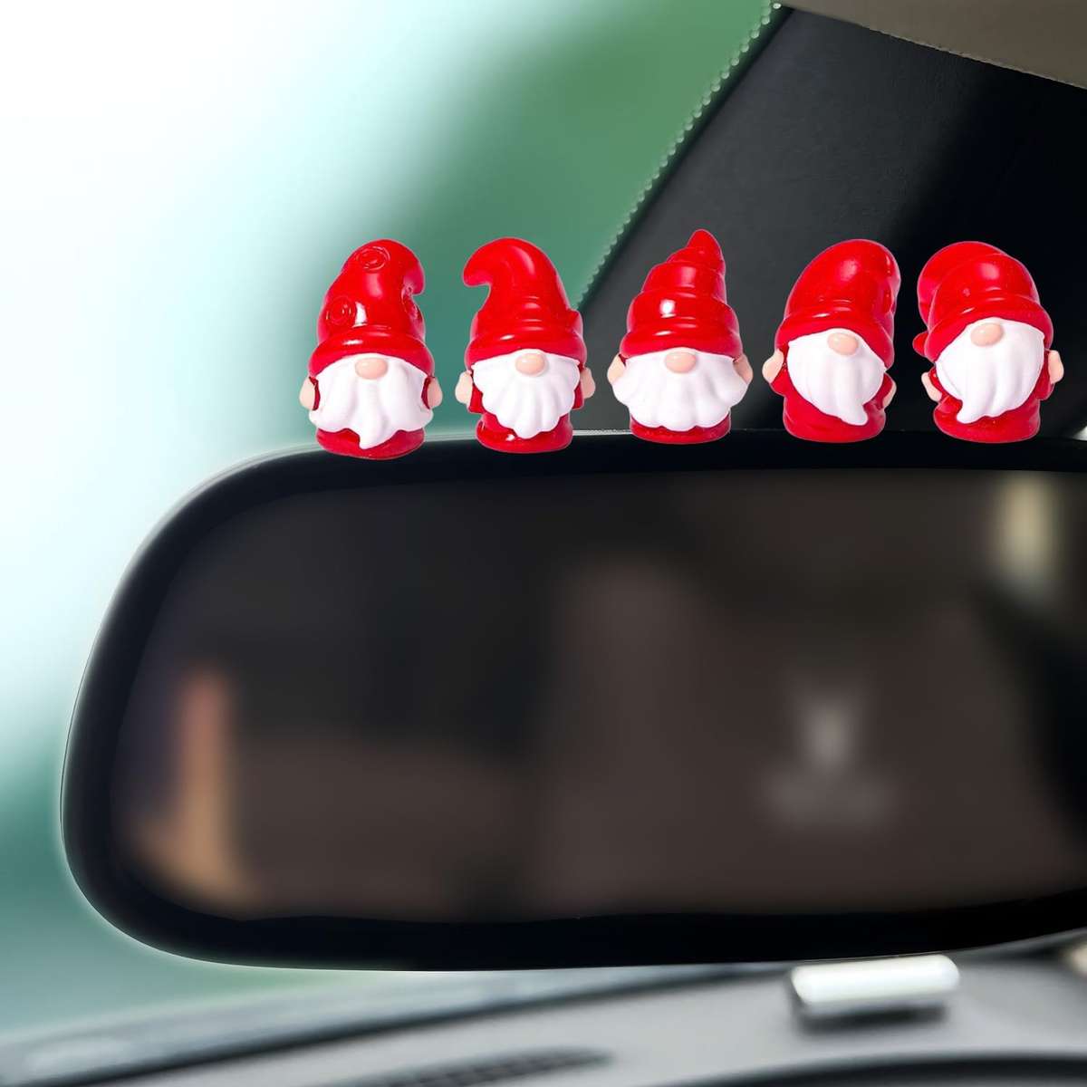Car Interior Decor Color Gnome 6Pcs