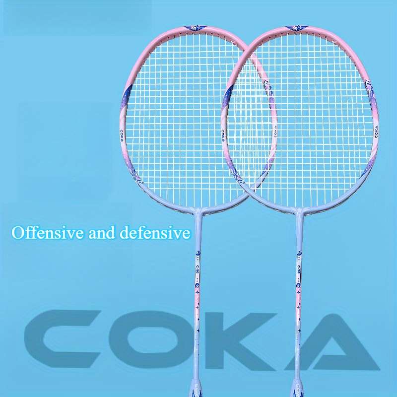 Badminton Racket Color 96  Yellowblue  2 Beats 1 Pack