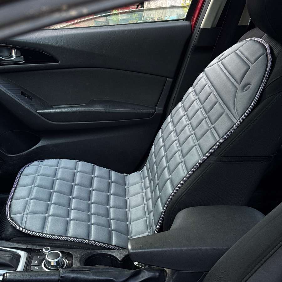 Car Seat Cushion Grey Size 2 Seats
