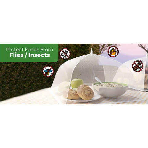 Food Cover Color White Quantity 5Pcs