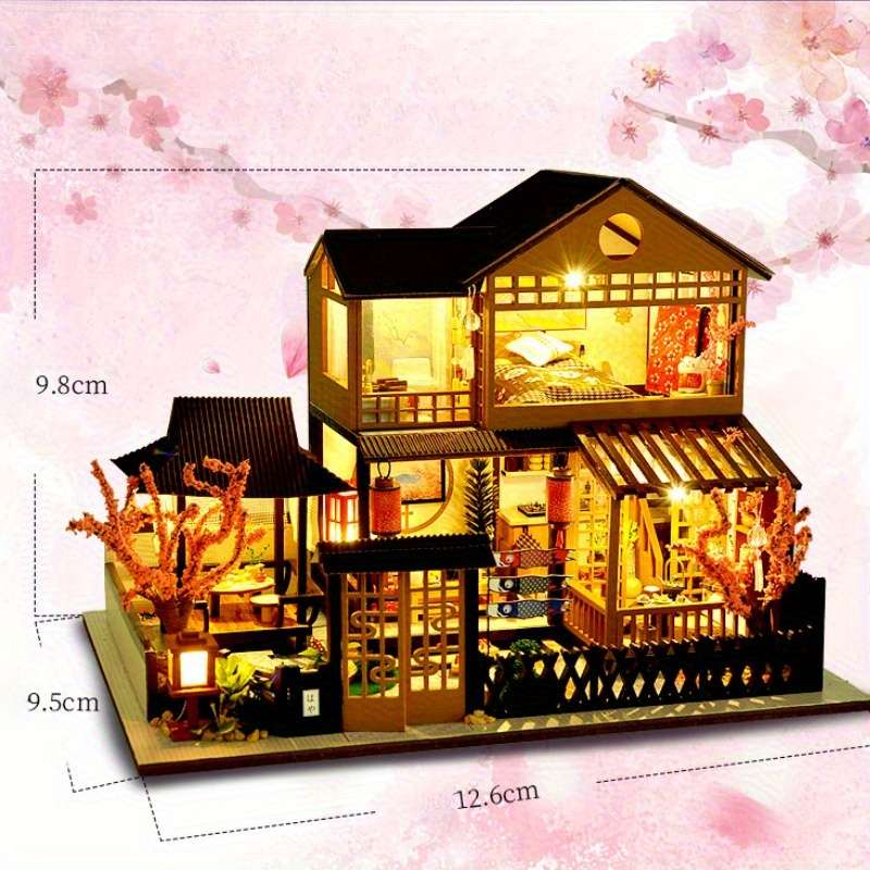3D Building Model Puzzle Set Color Mixed Color