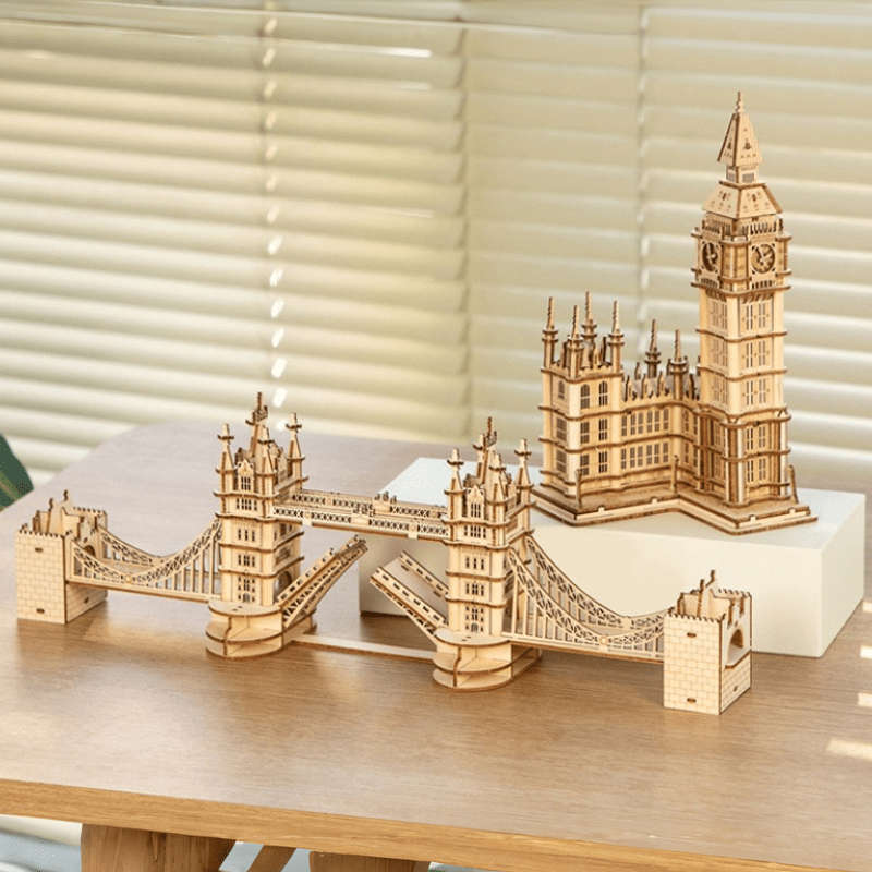 3D Building Model Puzzle Set Model Hy806