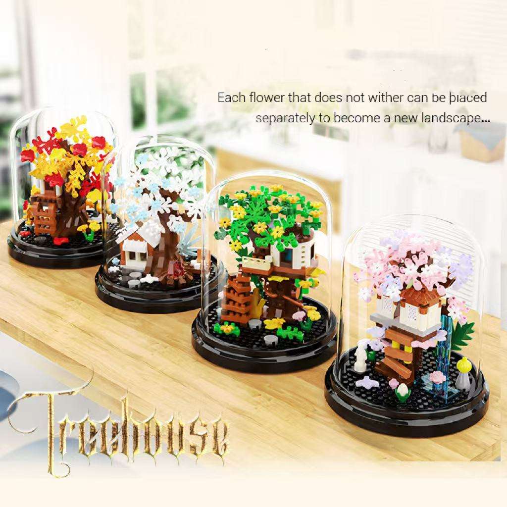 Building Toy Architectural Model Toy Set Style Autumn