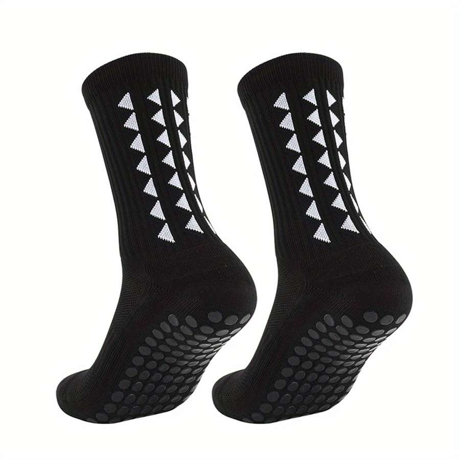 2 Pairs Of White One Size High Elastic Socks