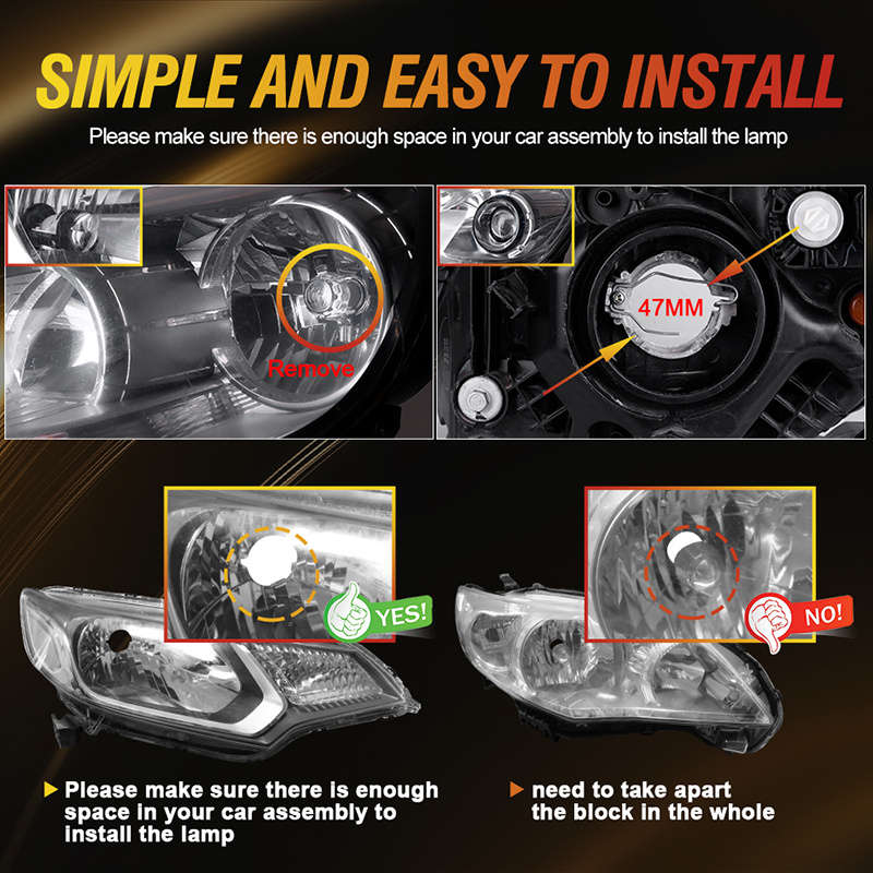 Car Lights Model H4 Quantity 2Pcs