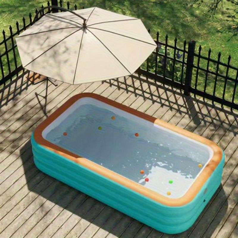 Swimming Pool Style 3Layer Inflatable Pool Essential For Entertainment Parties