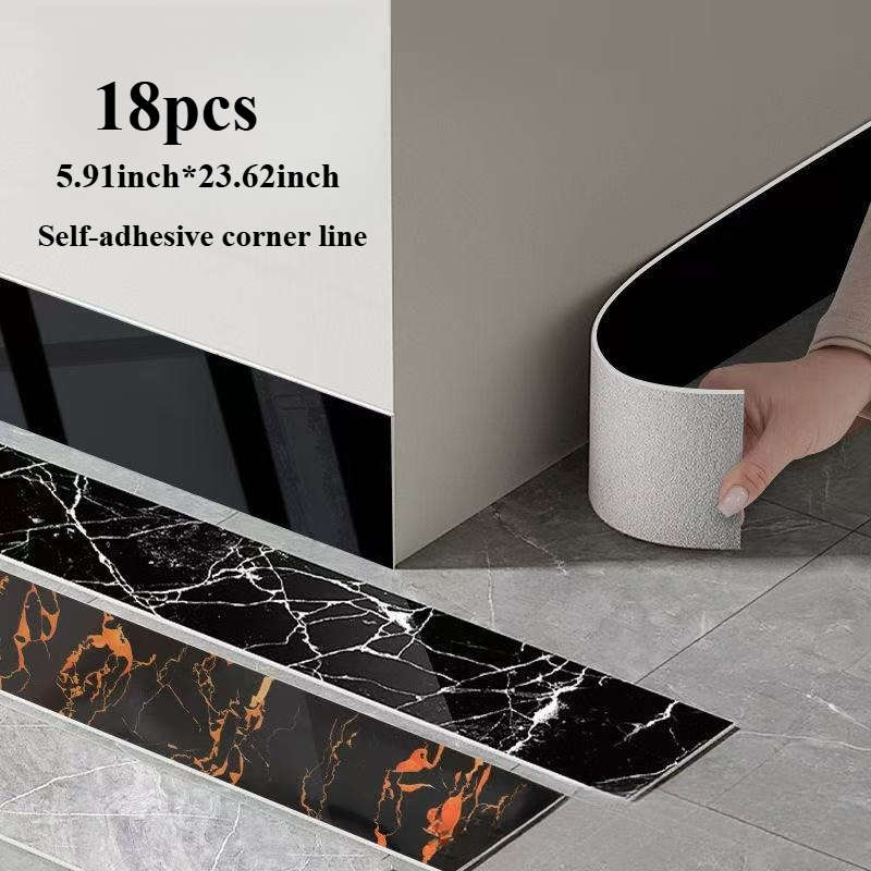 Athens Gold Strong Adhesive Thickened Waterproof Durable Baseboard