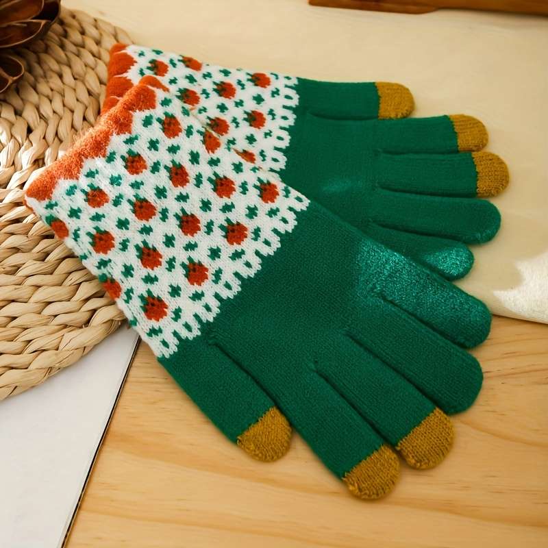 Gloves Color Mixed Yellow