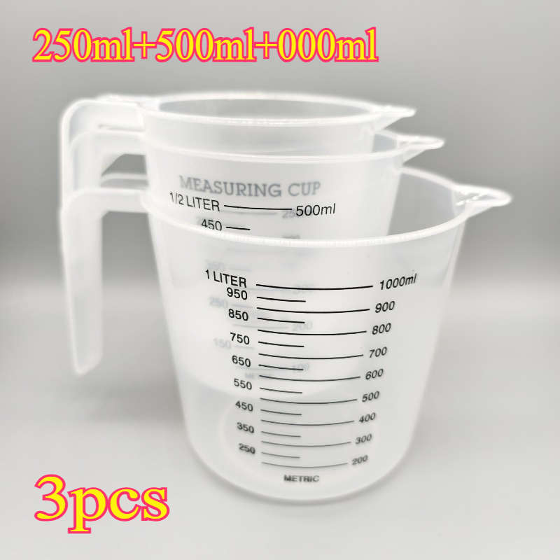Measuring Cup Quantity 3Pcs 250Ml500Ml1000Ml