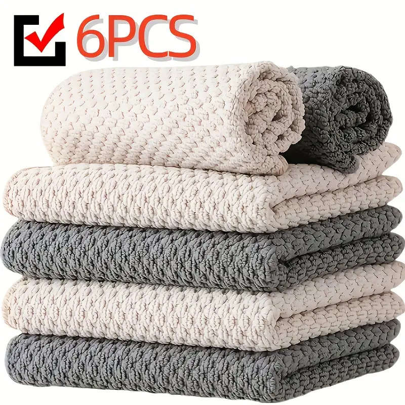 Rag Color Grey Quantity 6Pcs