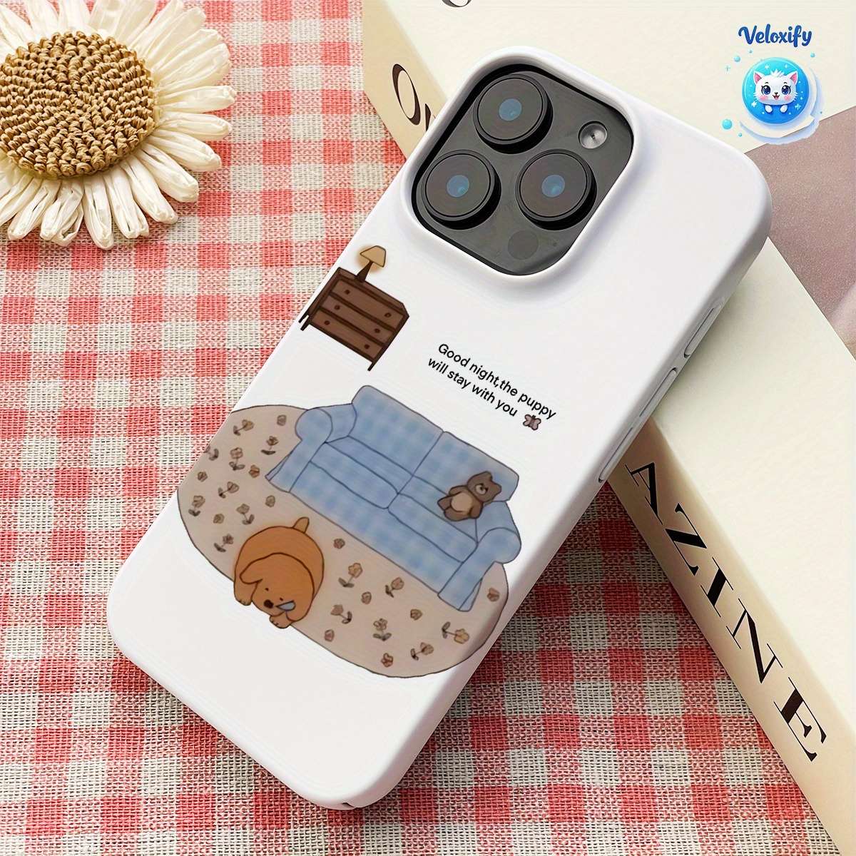 1Pc Mixed Color For iPhone 12 Mini Dog Design Phone Case