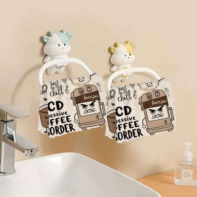 Rag Color Mug Quantity 28*28Cm 3Pcs