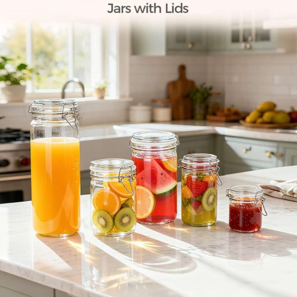 Sealed Jar Quantity 2Pcs Capacity500Ml17Floz