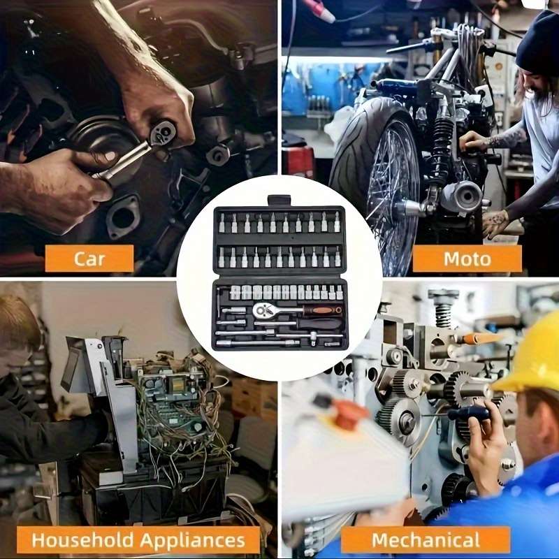 Screwdriver Bit Tool Set Color Regular Black 108 Piece Set Size 8521455625565