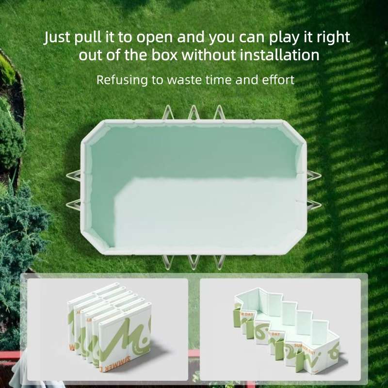 Swimming Pool Model 219.98*135*50Cm Senoxy Green 002  10 Ocean Balls