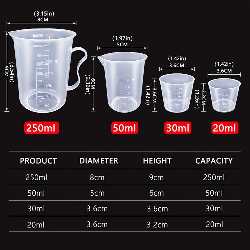 Measuring Cup Color 6Pcs A Set