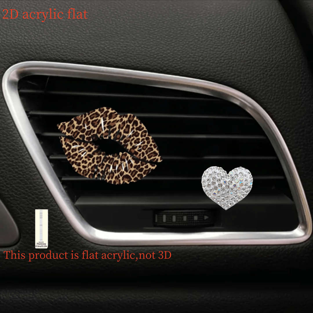 Car Interior Decor Color Air Outlet Clip 31  White  Set Of 2