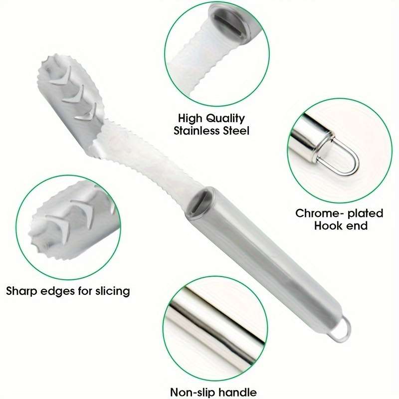 1 Stainless Steel Pepper And Vegetable Coreer
