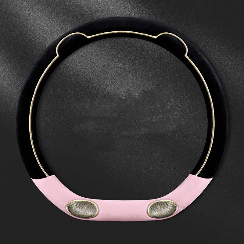 Car Steering Wheel Cover White Model Round