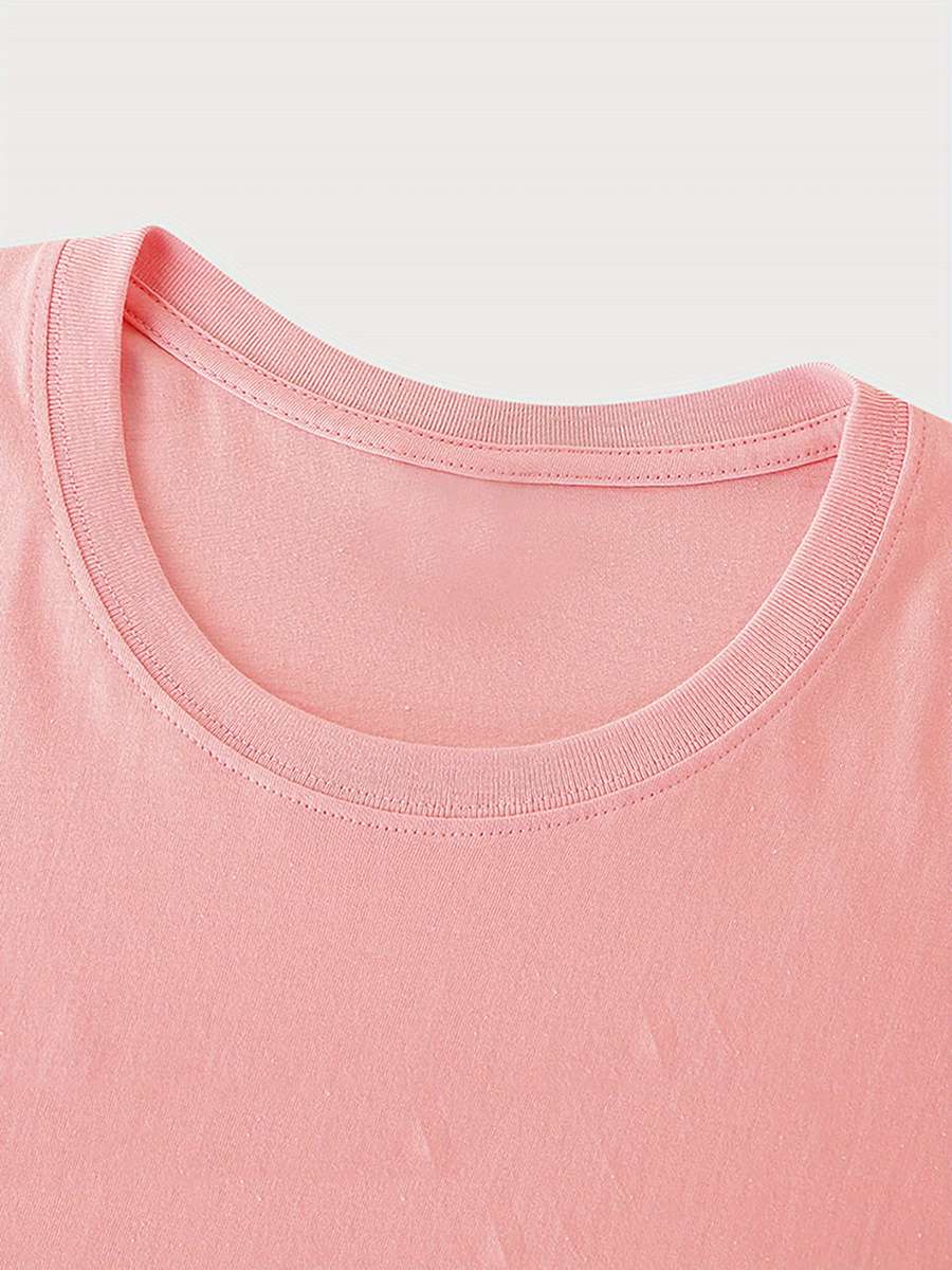 Womens T Shirt Color White Pink Black Sizexl