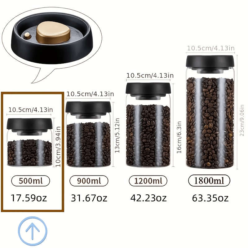 Sealed Jar Size 1200Ml40.5Oz