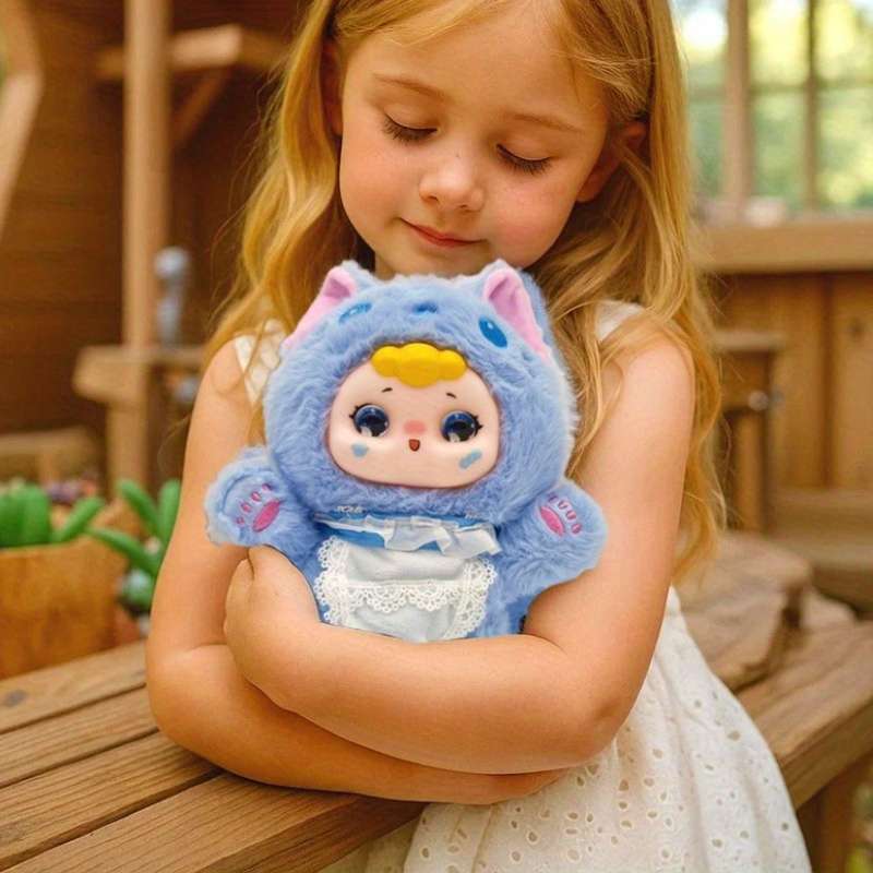 Plush Toyss color Blue Kitten