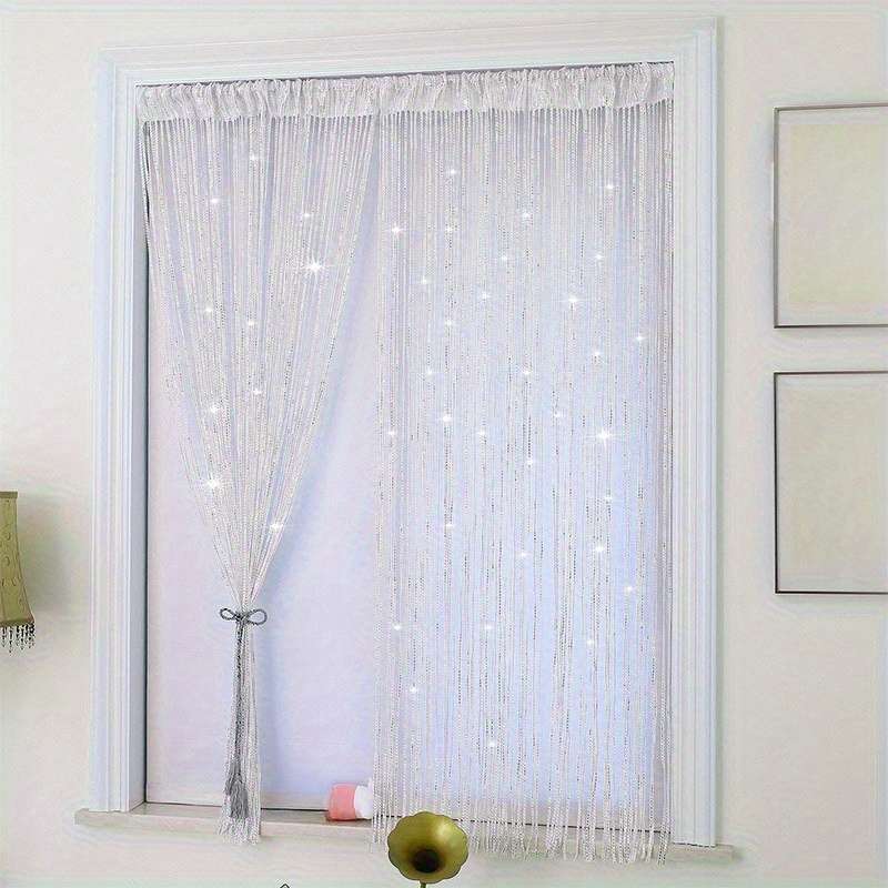 Door Curtain Color Silvery