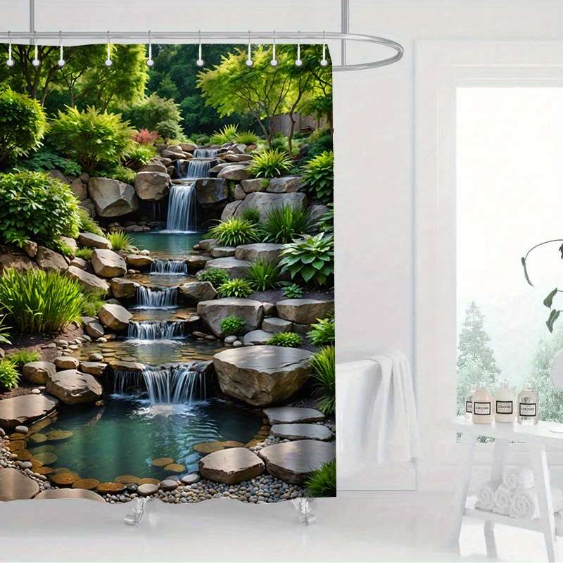 Waterproof Shower Curtain Color Polychrome Size 120X200119.99Cm*200.0Cm
