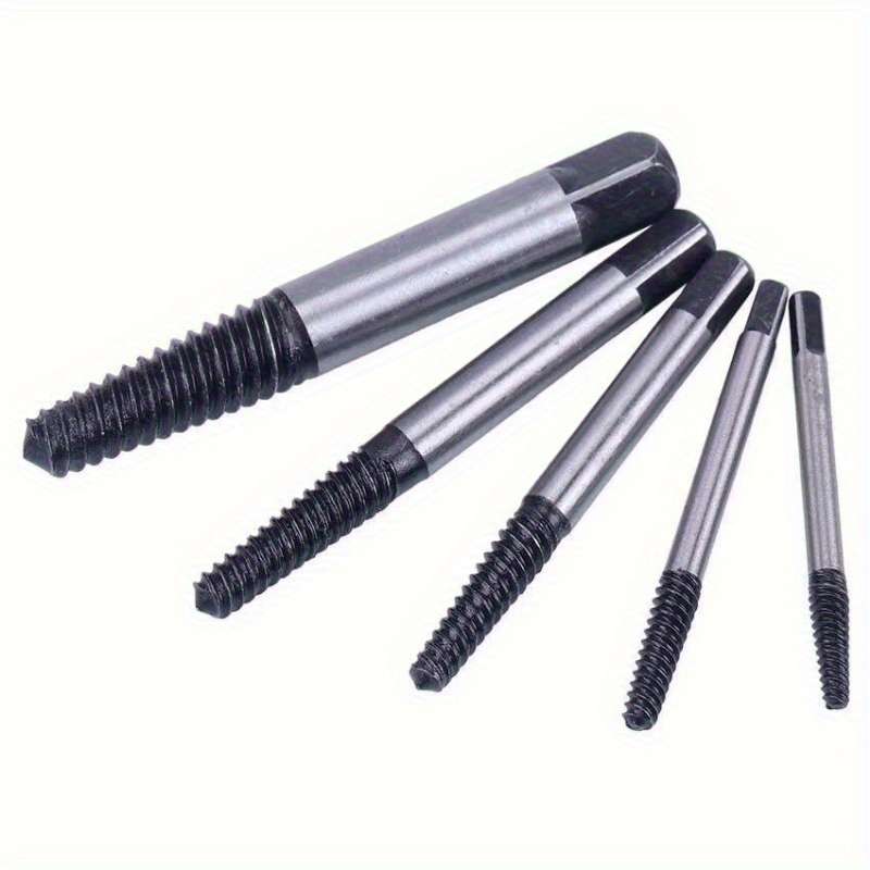 5-Piece Steel BrokenBBolt And Screw Remover Set
