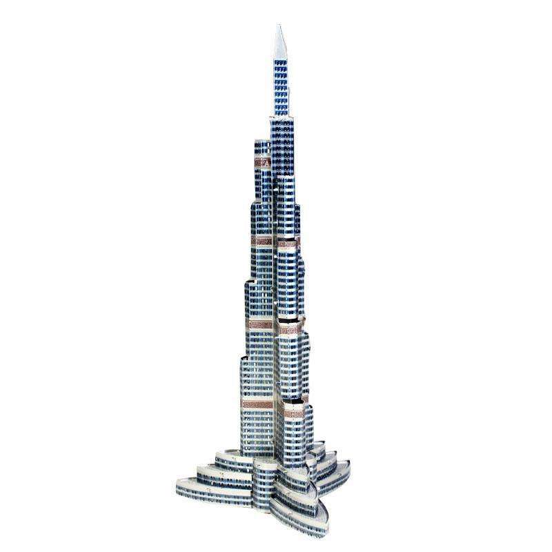 Building Toy Architectural Model Toy Set Color Silvery