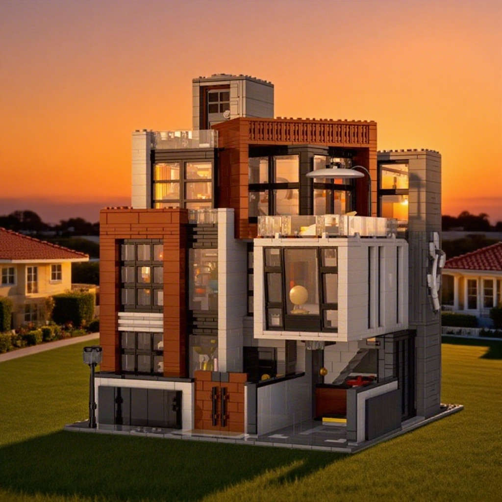 3D Building Model Puzzle Set Model Mk 10204