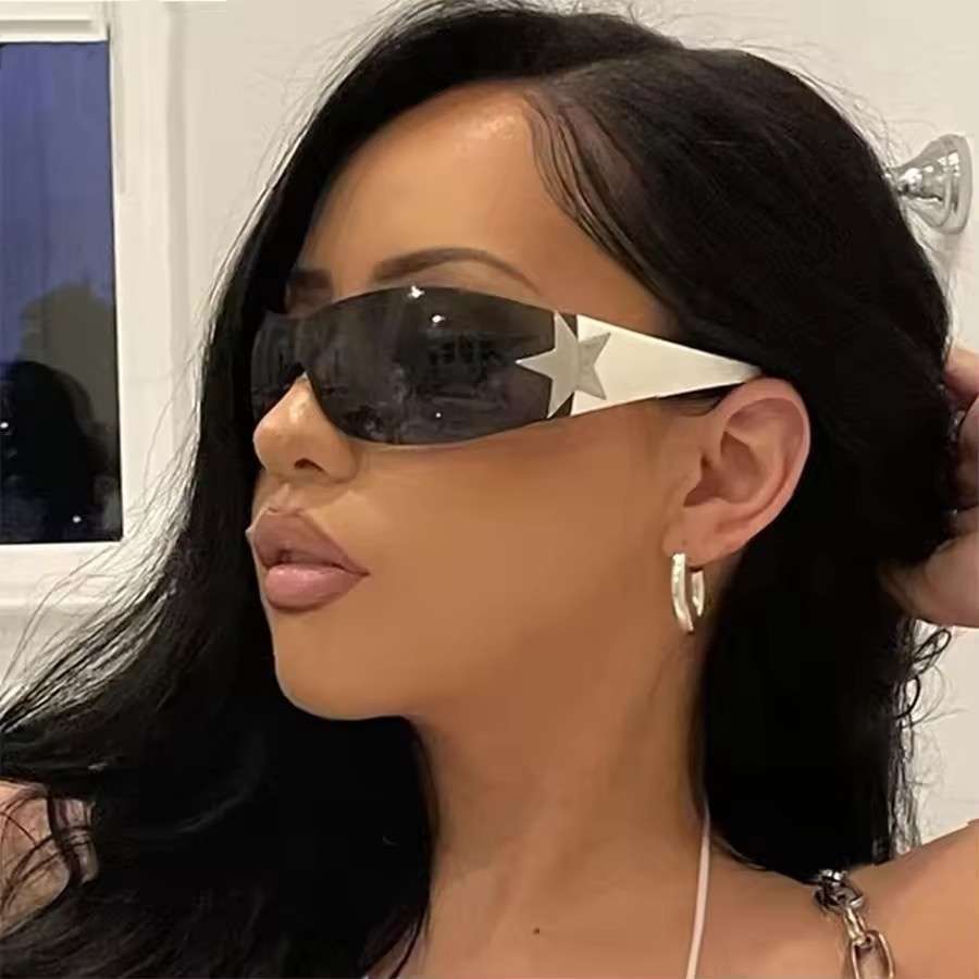 Glasses Color Black Pink White 3Pc