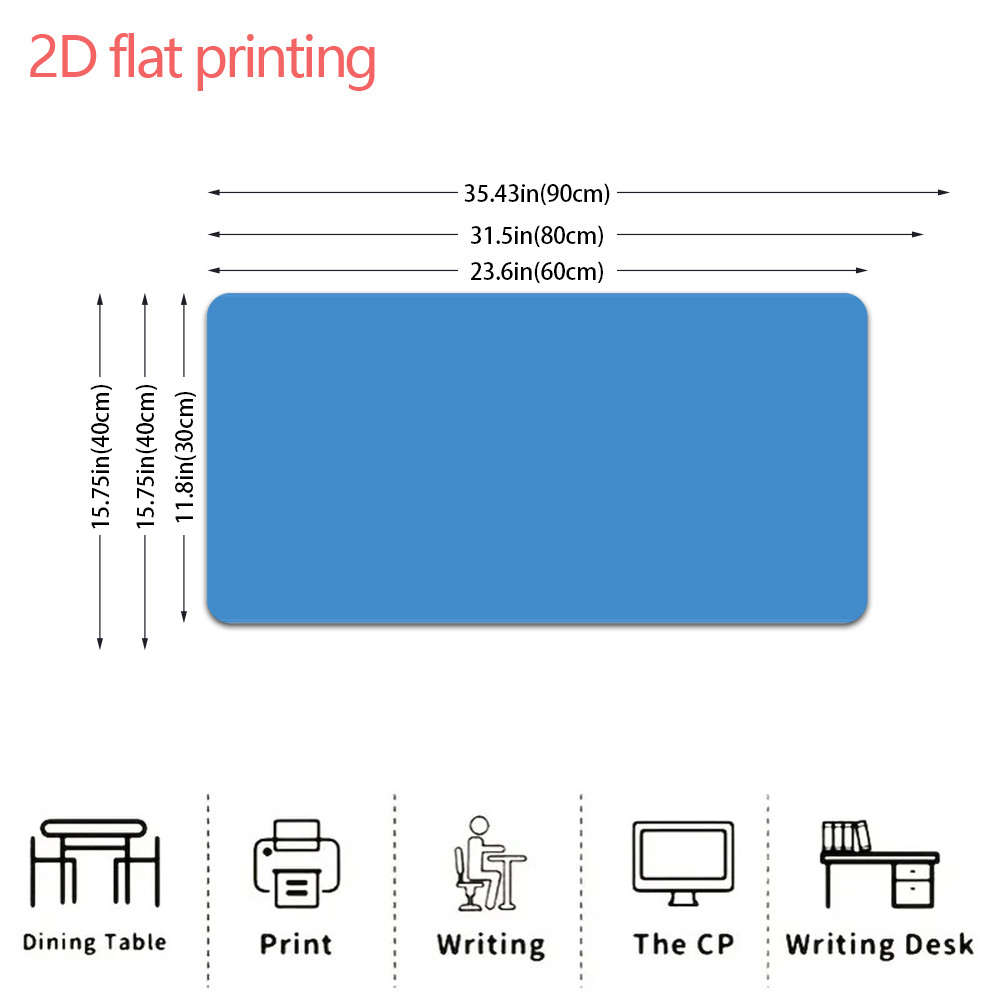 Mouse Pad Size 59.94X29.97Cm