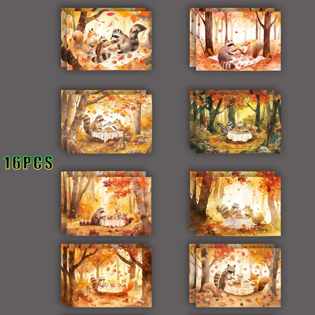 Greeting Cards Quantity 16Pcs