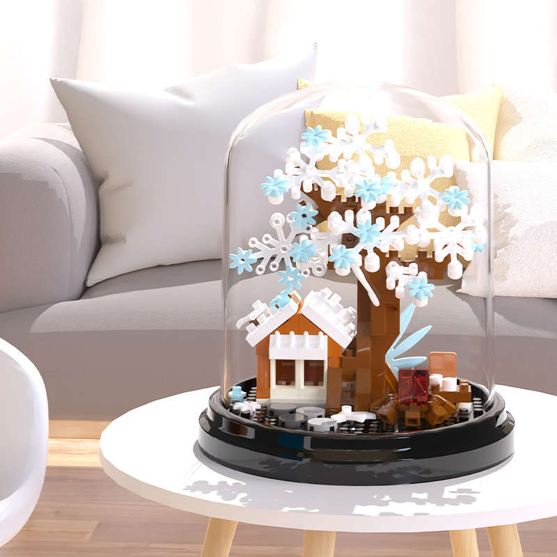 Building Toy Architectural Model Toy Set Style Autumn