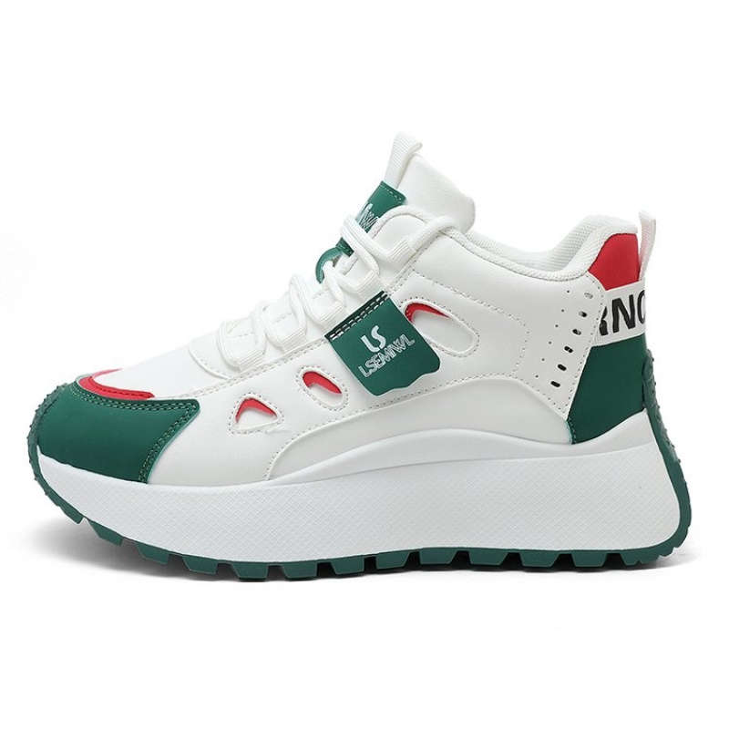 Women S Sneakers Color White Red Sizeuk 4