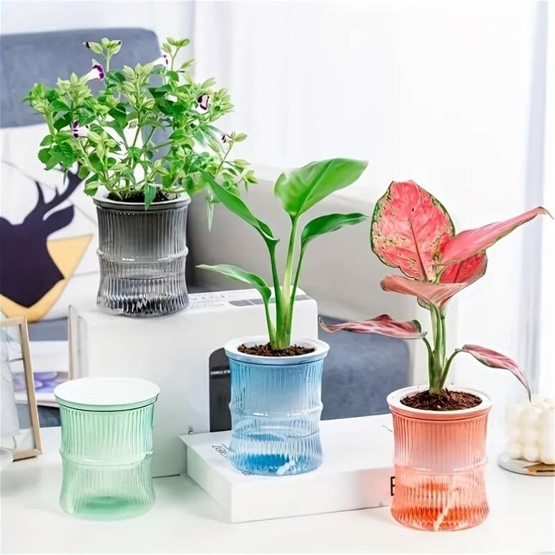 Flowerpot Color Green 4 Pieces