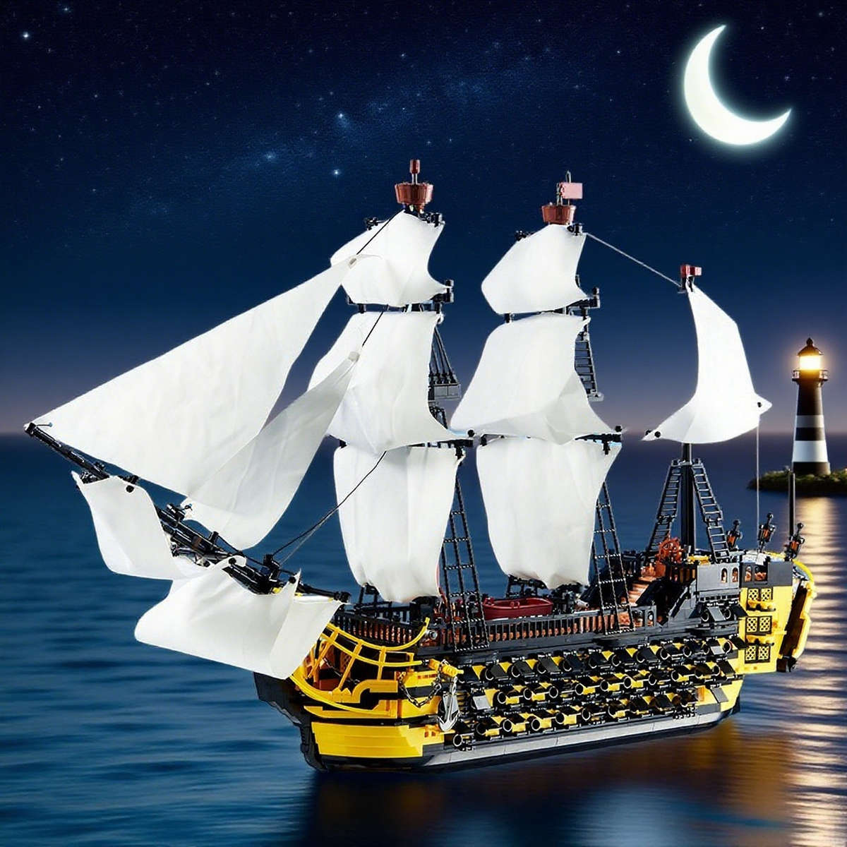3D Jigsaw Puzzle Model Ship
