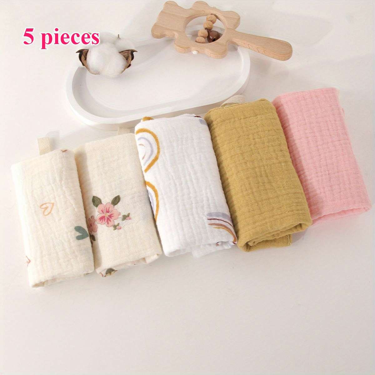 Towel Color 5 Pieces Xiaguang Wandao Size23*23