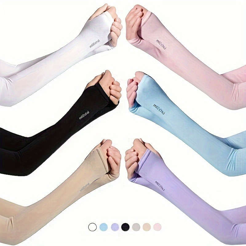 Sunscreen Sleeves Color Random Color Quantity 5 Pairs
